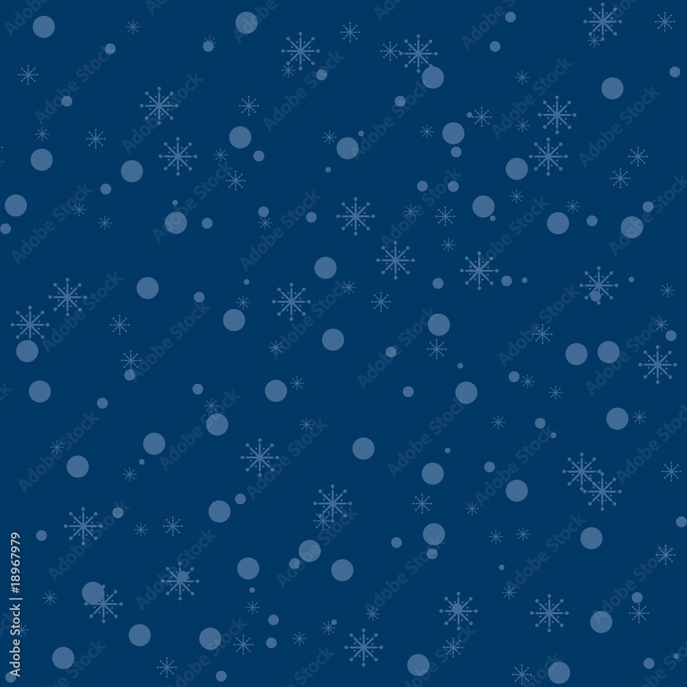winter texture with snowflakes