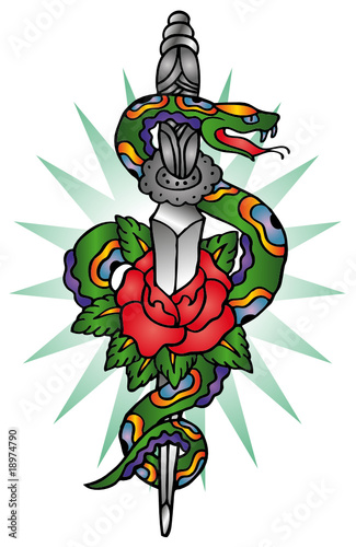 dagger tattoo
