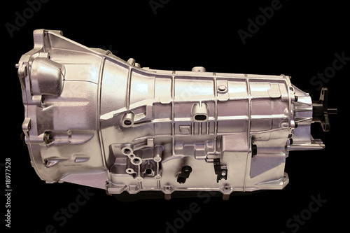 Gearbox isolated on black