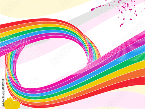 abstract rainbow wave background