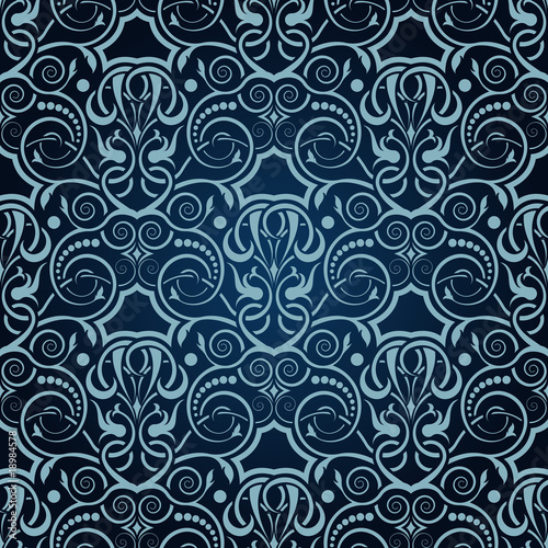 Blue seamless wallpaper