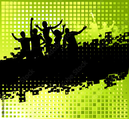 Funny party background with place for your text © Kudryashka