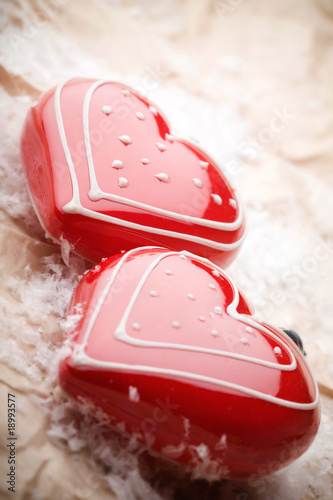 Heart shape decorations
