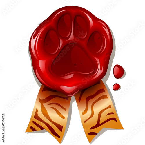 New Year of Tiger sealing wax