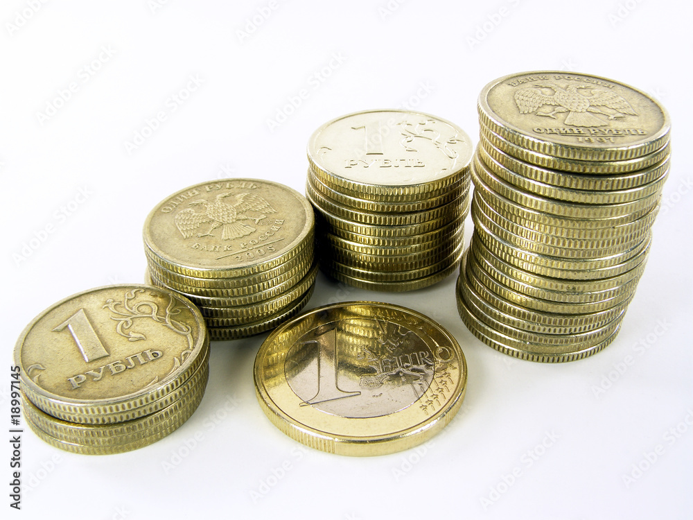 euro and ruble. euro and ruble.