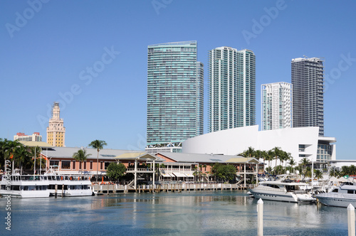 Miami Bayside Marina, Florida USA