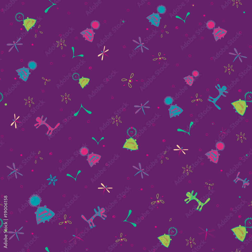 Seamless pattern for kids Seamless pattern for kids