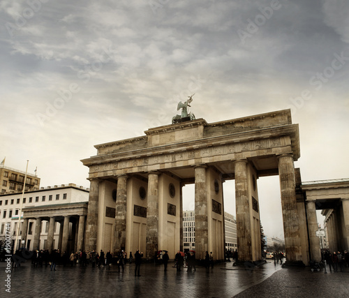 Canvas Print Brandenburg Gate
