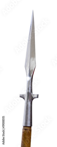isolated spear weapon