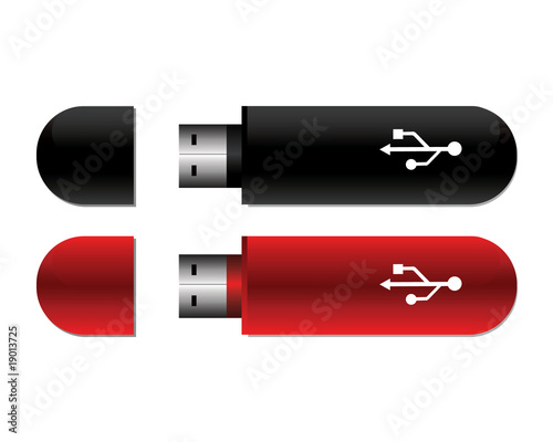 flash drive vector