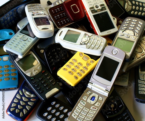Collecte de téléphones mobiles pour recyclage photo