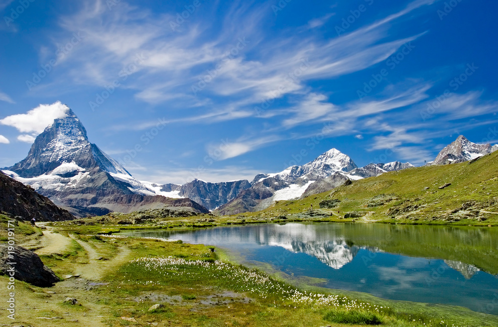 Matterhorn Schweiz Riffelsee