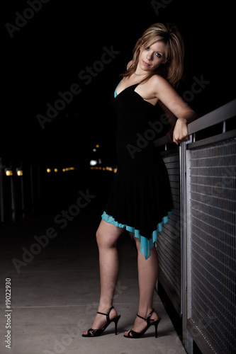 Young attractive caucasian twenties woman outdoor