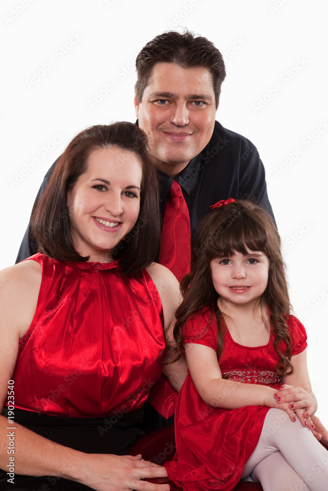 American family with toddler American family with toddler