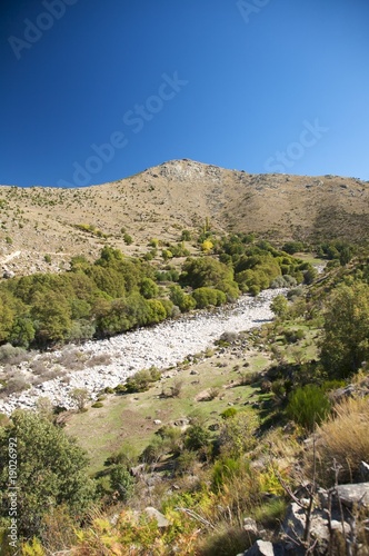 river of white rocks