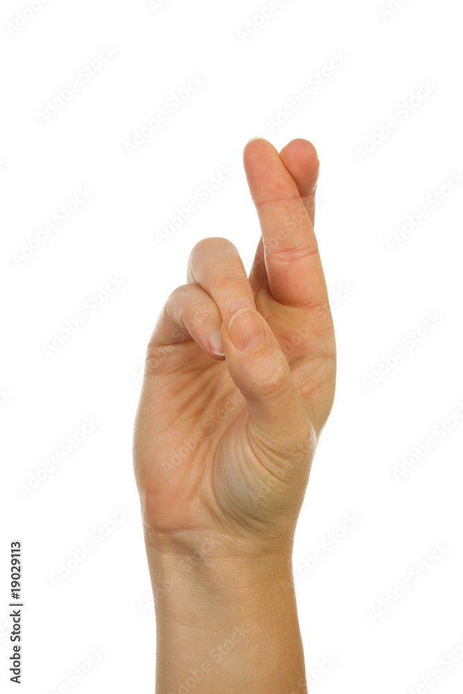 Finger spelling, hand alphabets, letter R Finger spelling, hand alphabets, letter R