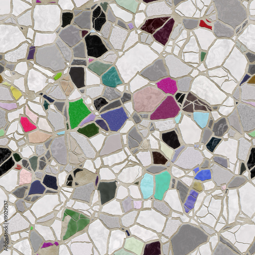 light slate mosaic path