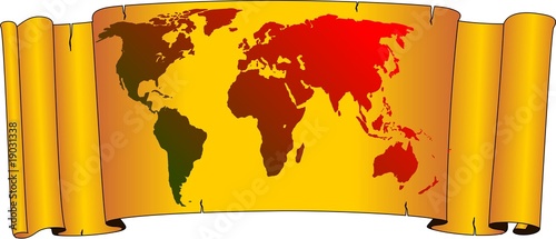 Old world map