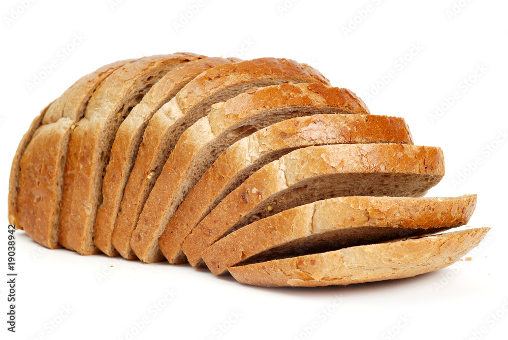 sliced bread isolated on white sliced bread isolated on white