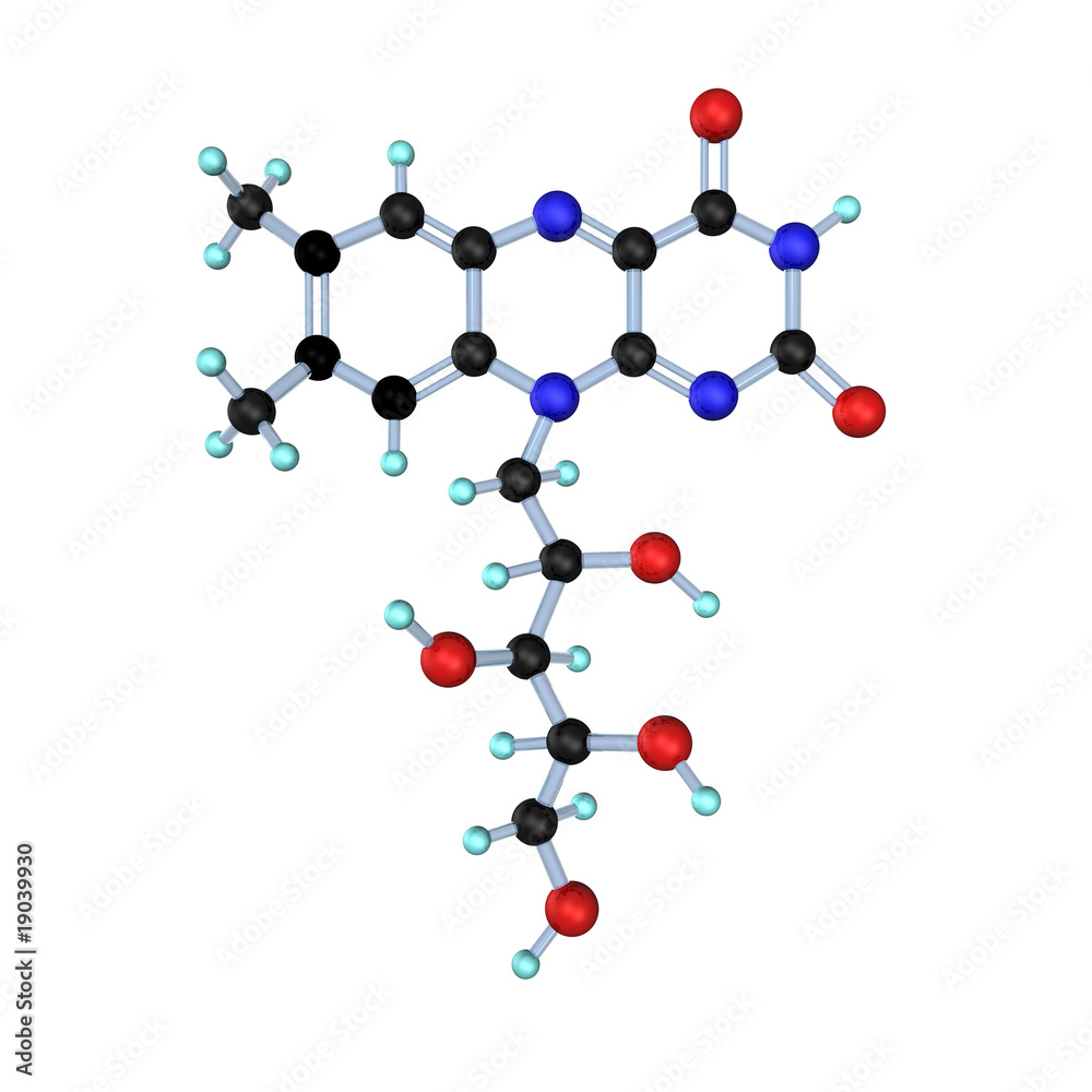 Molecule Vitamin B2 Molecule Vitamin B2