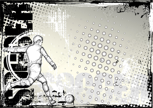 soccer sketching background
