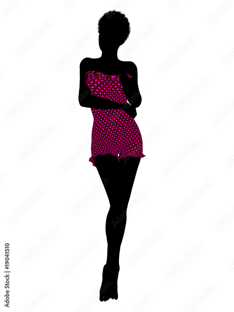African American Female Swimsuit Silhouette African American Female Swimsuit Silhouette