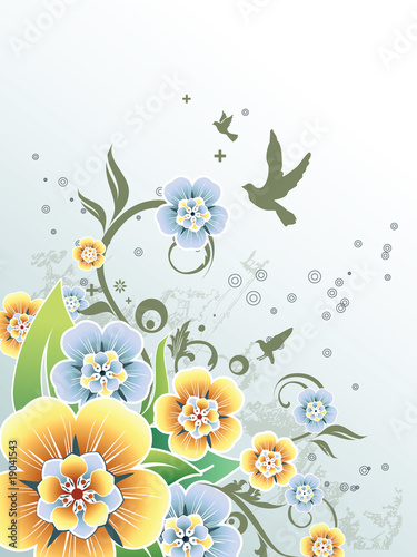 Floral Background photo