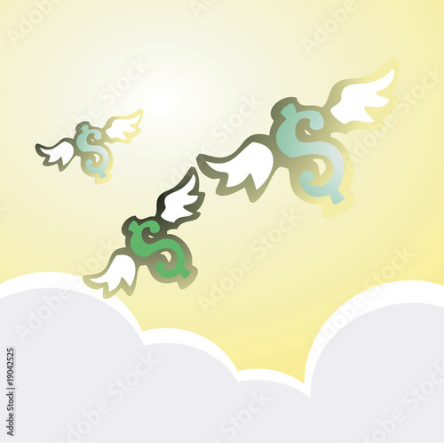 Winged Dollar Signs