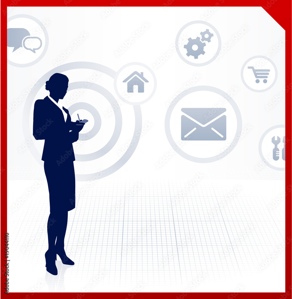 businesswoman accessing internet on cell phone businesswoman accessing internet on cell phone