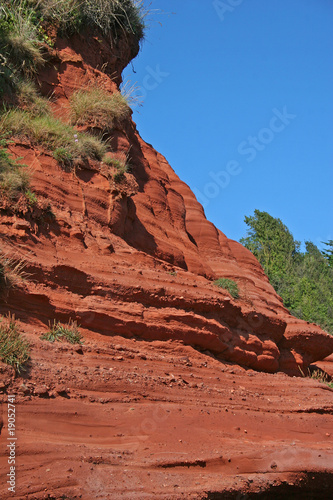 sandstone cliffs