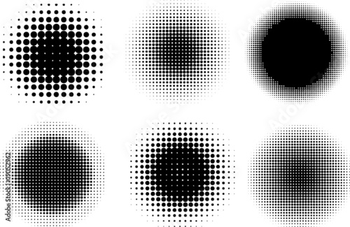 Halftone dots