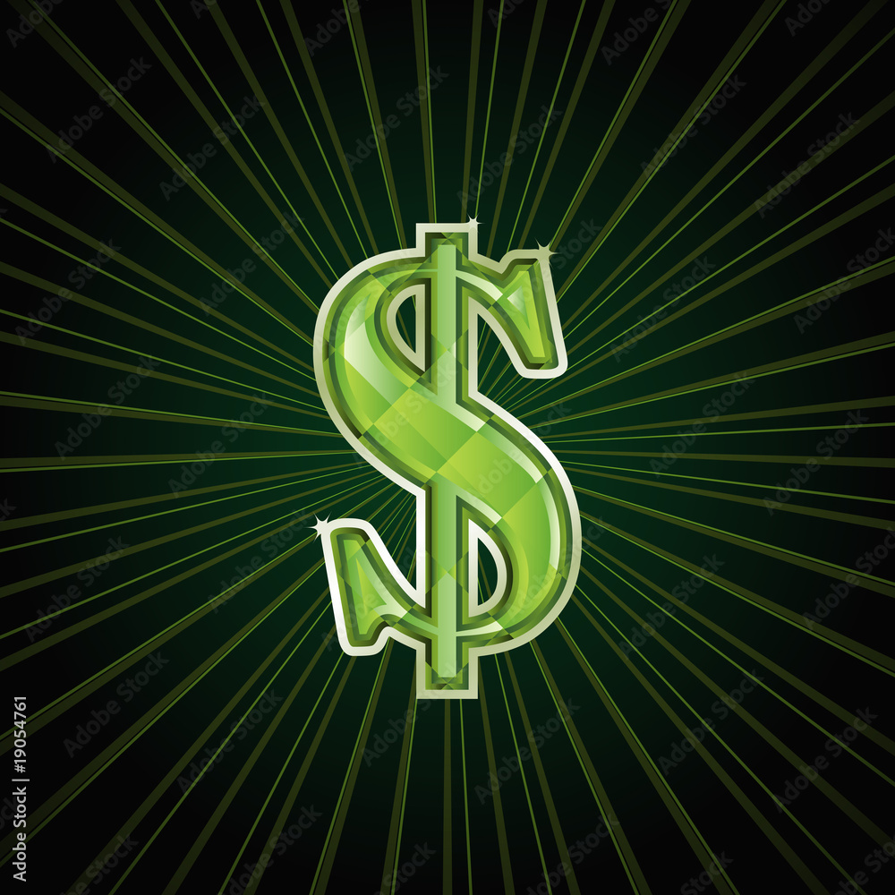 Fototapeta premium Dollar sign