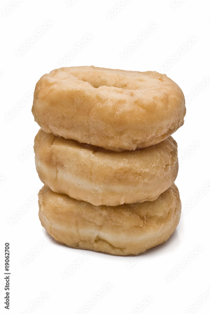 Pila de donuts. Pila de donuts.