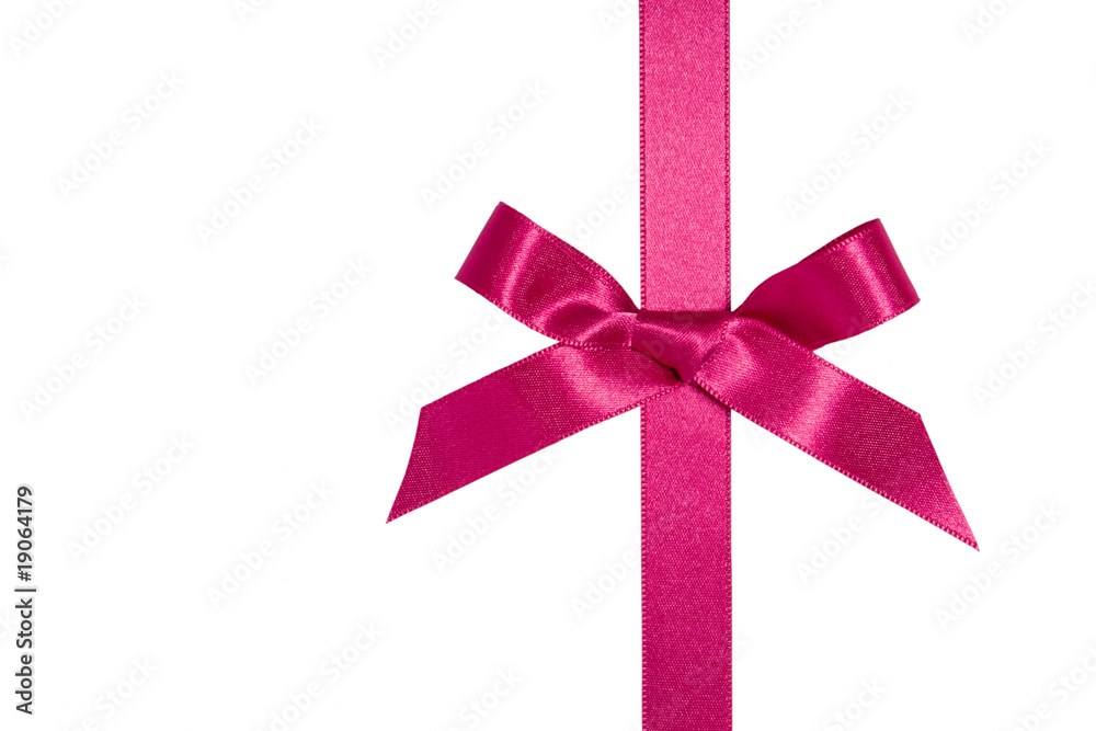 purple vertical ribbon with bow,isolated purple vertical ribbon with bow,isolated