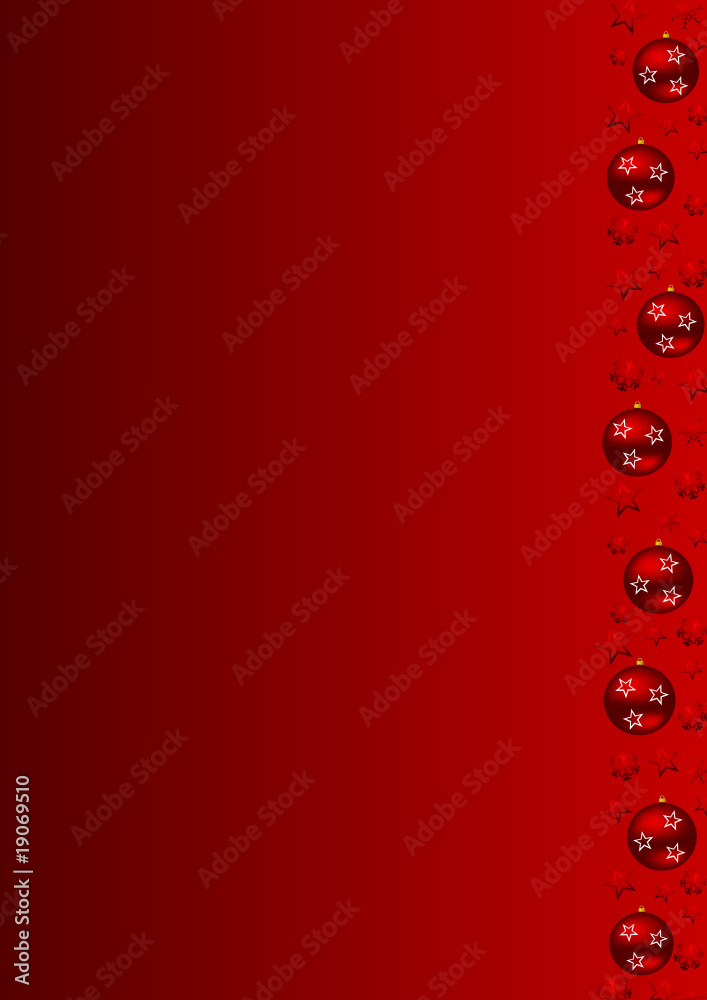 red christmas background christmas balls