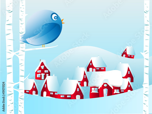 paysage d'hiver