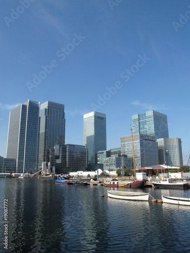 Canary Wharf in London's Docklands © Tony Baggett