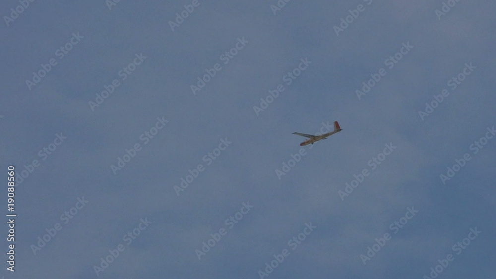 HD Plane flying in the blue sky HD Plane flying in the blue sky