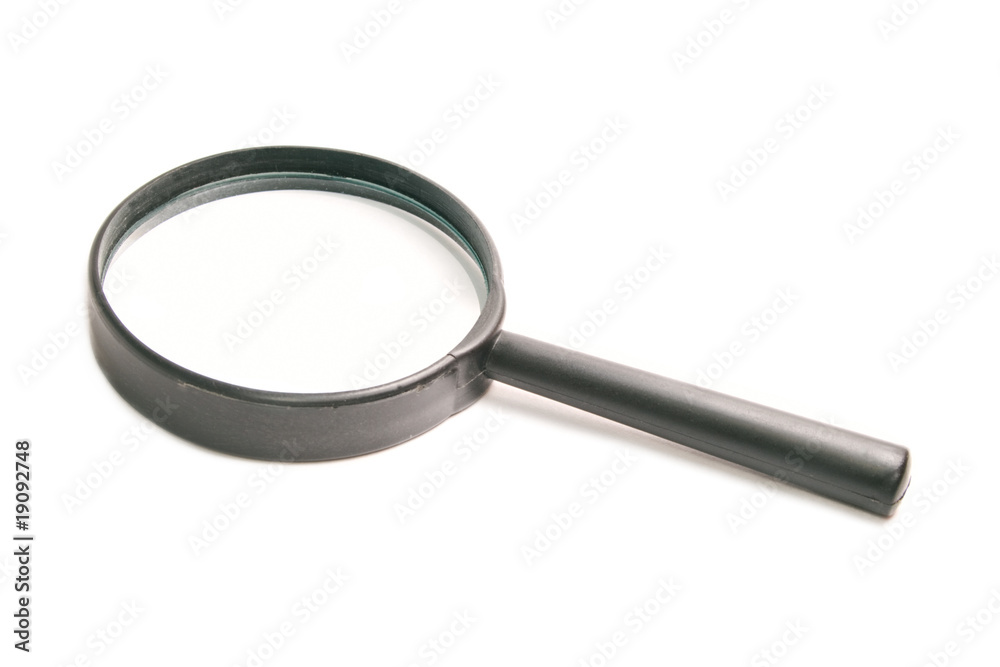 Magnifying glass isolated on the white background. Magnifying glass isolated on the white background.