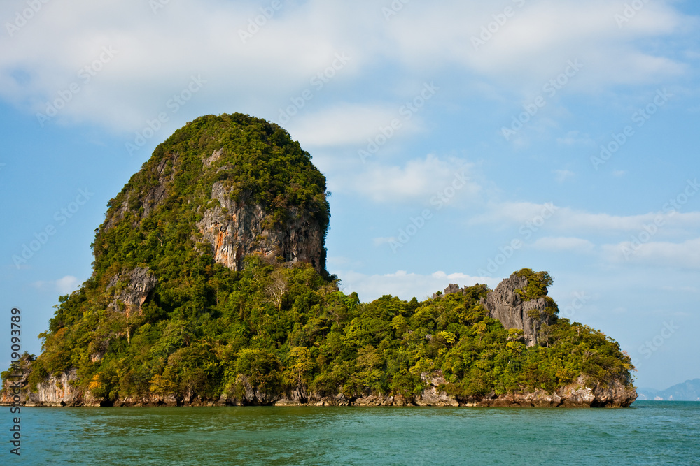 Karst Island in the Andaman Sea