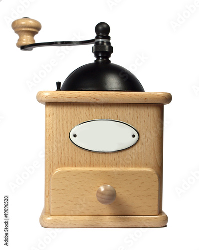 Vintage coffee grinder isol...