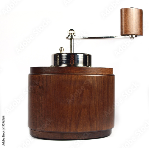 Vintage coffee grinder isol...