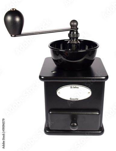 Vintage coffee grinder isol...