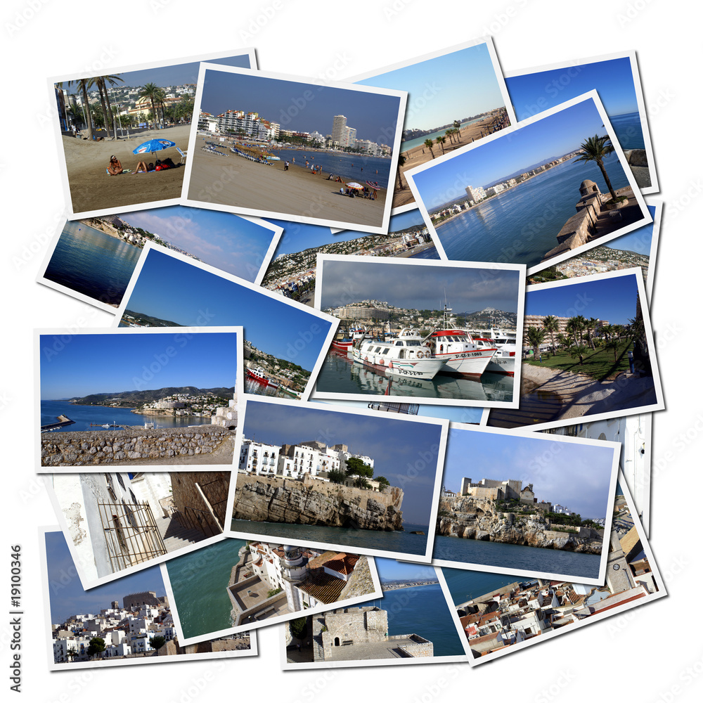 Photographs of Peniscola, Mediterranean city in Spain