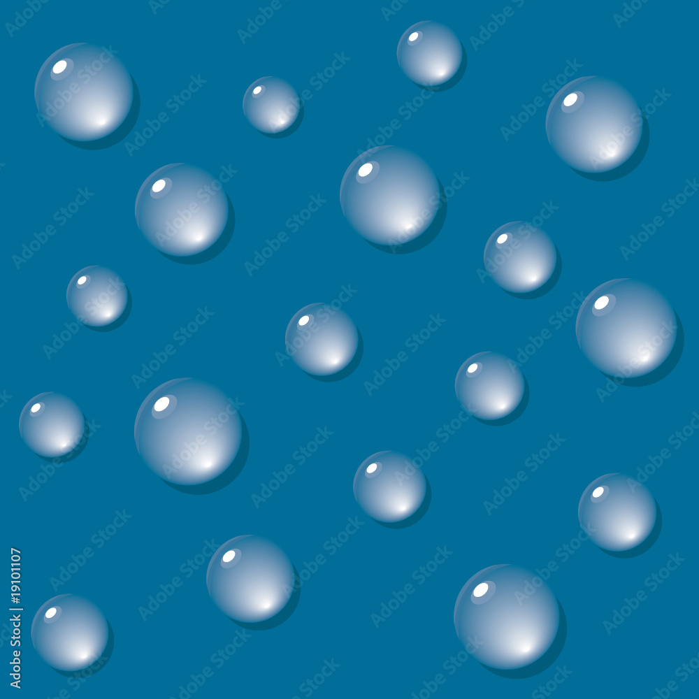 Background from the drops. Vector.