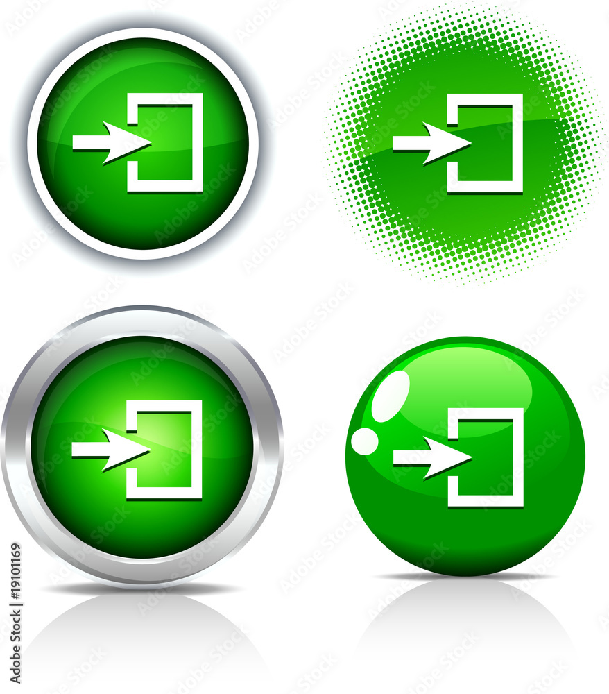 Entrance buttons.
