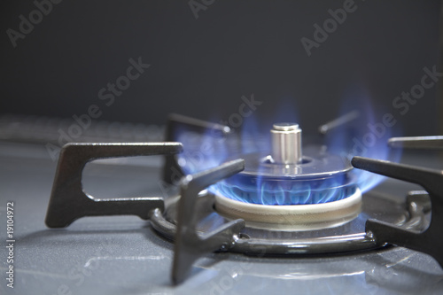 Flame of gas cooker