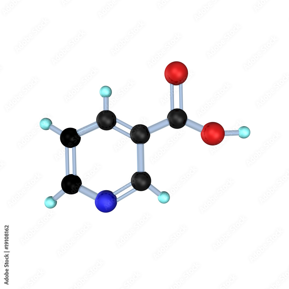 Molecule Vitamin B3 Molecule Vitamin B3