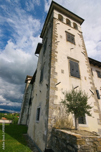 Obraz na płótnie Castle tower in brda region
