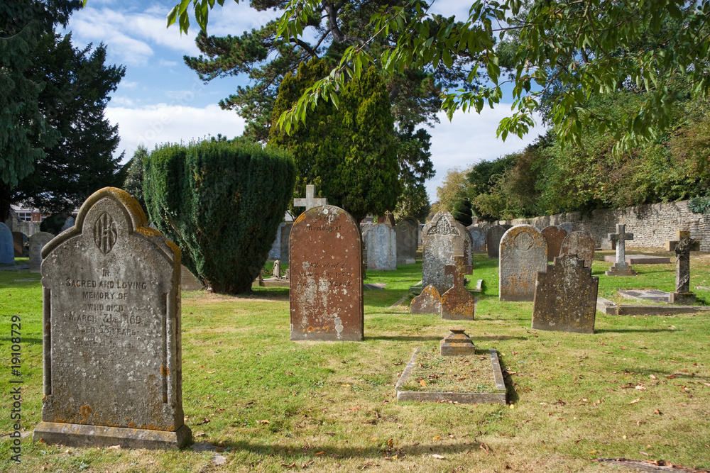 Naklejka premium Old graveyard